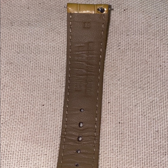 Michele watch alligator tan strap main image 5